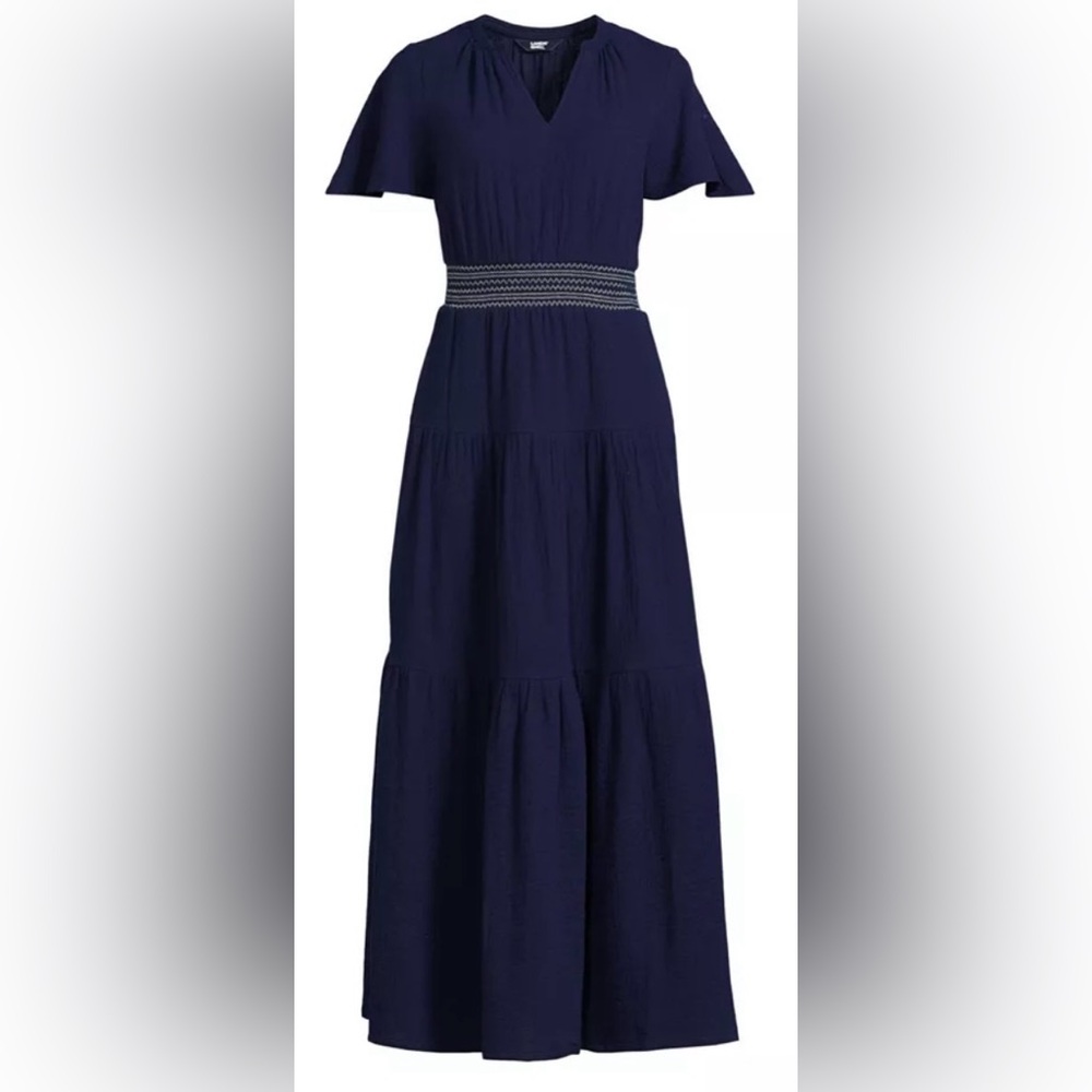 End
Women's Gauze Tiered Maxi Dress Sz M